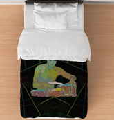 Whimsical Wildflowers Comforter with a colorful floral pattern.